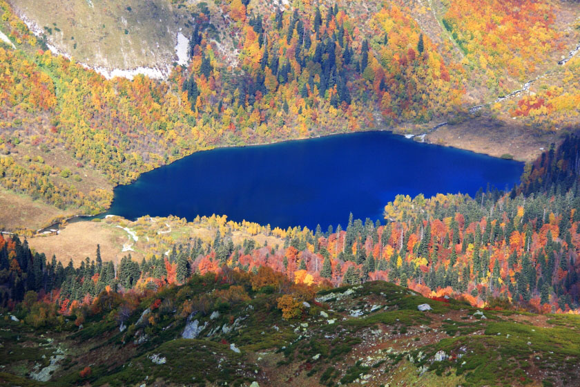 Осенний поход на озеро Кардывач и Кутехеку